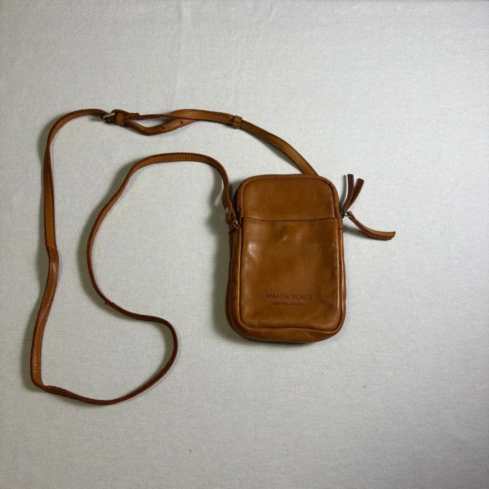 Marta Ponti Crossbody Bag Tan Small